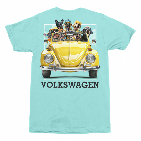 Volkswagen Dog Days Front and Back Print T-Shirt